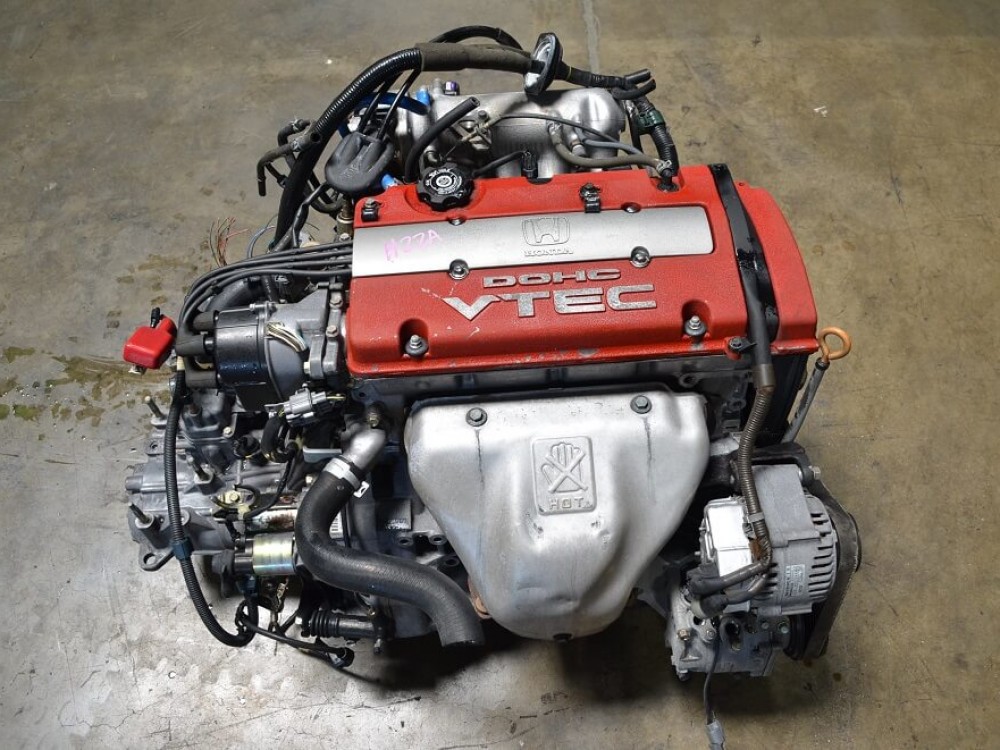 JDM Honda H22A Euro R Engine and 5 Speed LSD Transmission T2W4 Prelude Accord
